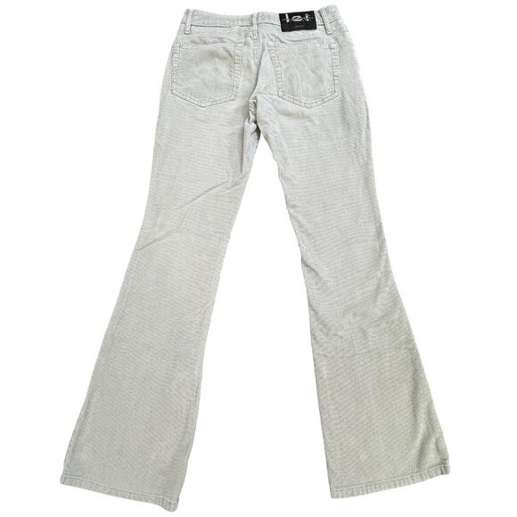 Lei Jeans Womens Size 1 Tan Corduroy Flare Bootcut Leg Mid Rise 100% Cotton Y2K - Picture 2 of 13